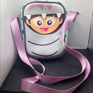 Monsters inc Boo  Crossbody Bag - Pink and Purple